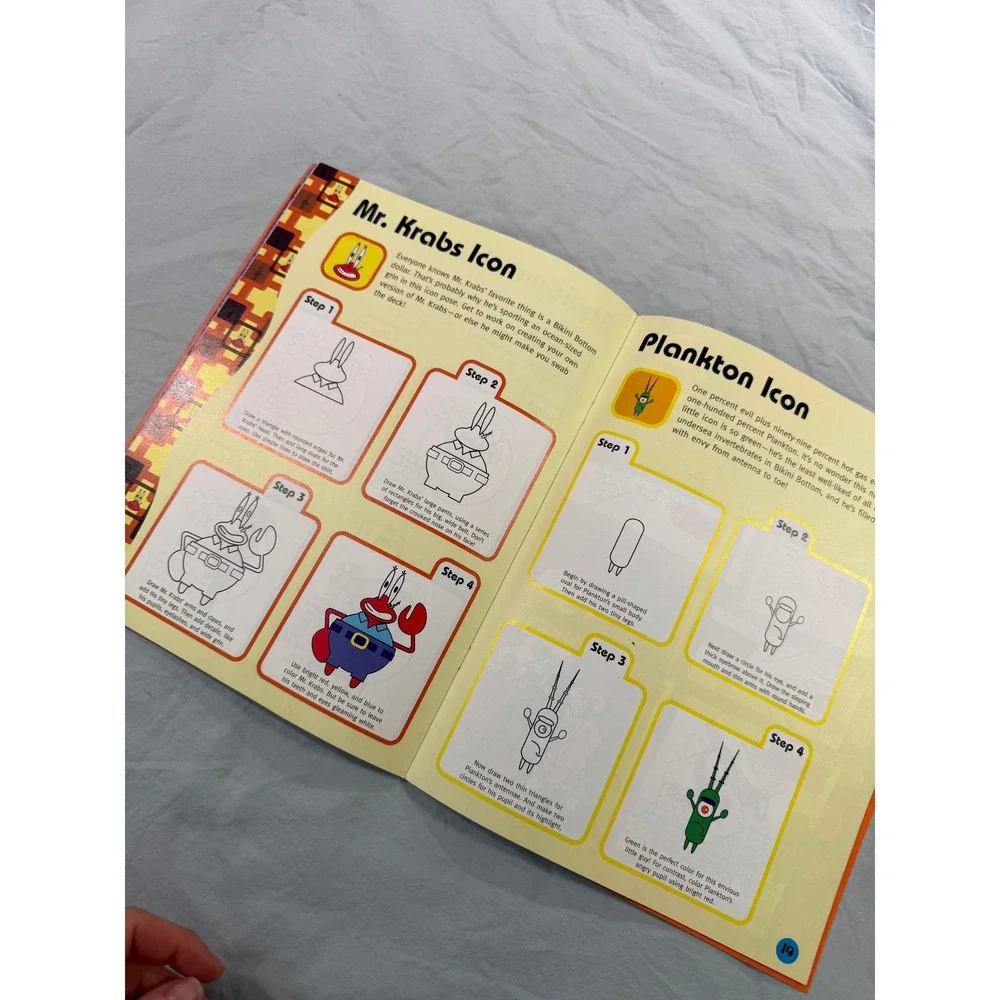 Nickelodeon How to Draw SpongeBob SquarePants 5 Splashy Styles Book
